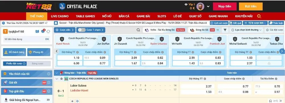 Giới thiệu cá cược bóng bàn 6886Win